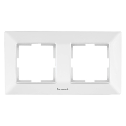 

Рамка Panasonic Arkedia Slim (WNTF08022WH-RU) 2x гориз.мон. пластик белый (упак.:1шт)