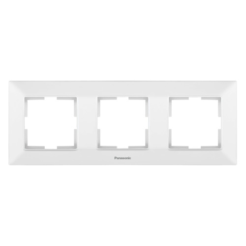 

Рамка Panasonic Arkedia Slim (WNTF08032WH-RU) 3x гориз.мон. пластик белый (упак.:1шт)