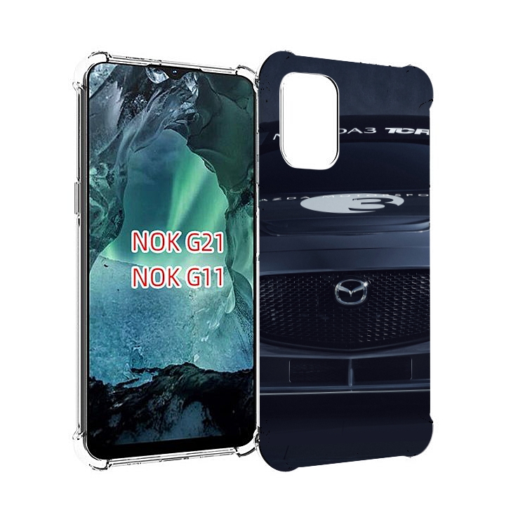 

Чехол Mypads Mazda 3 Для Nokia G11/G21, Прозрачный, Tocco