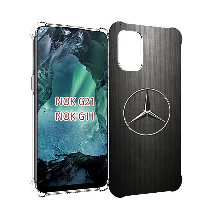 

Чехол Mypads Mercedes 3 Мужской Для Nokia G11/G21, Прозрачный, Tocco