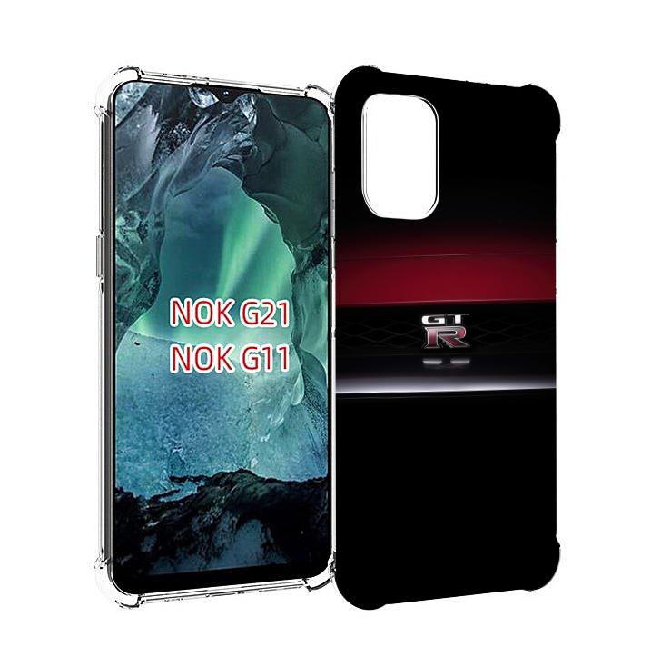 

Чехол Mypads Nissan 1 Мужской Для Nokia G11/G21, Прозрачный, Tocco
