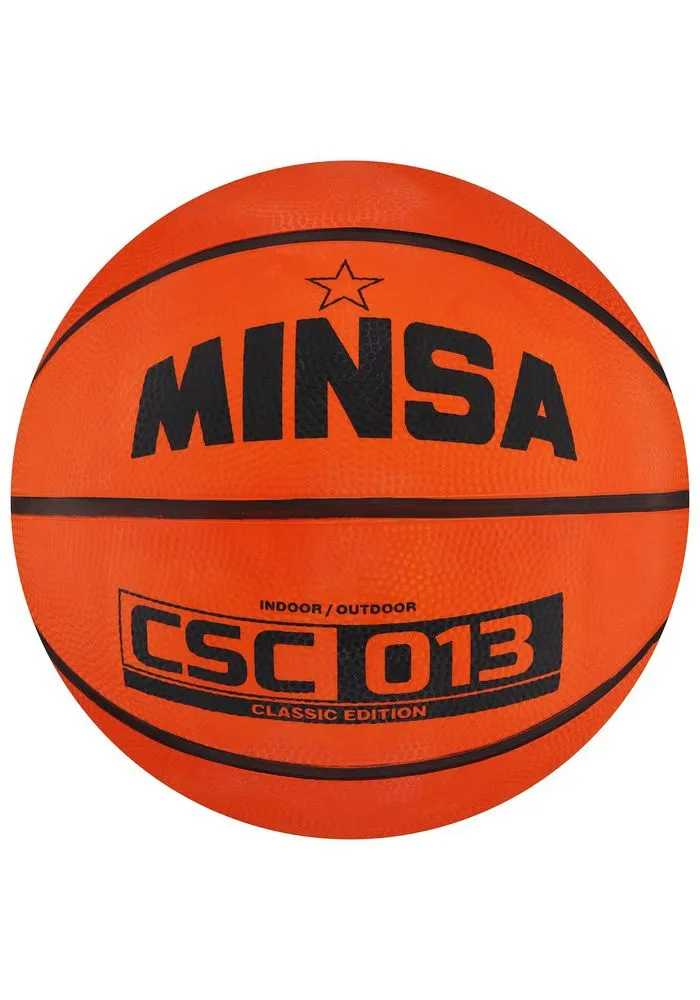 

Баскетбольный мяч Minsa CSC 013 размер  оранжевый, CSC 013