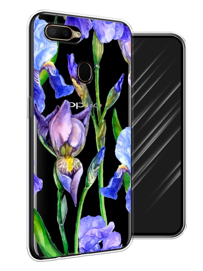 

Чехол Awog на Oppo A5s "Синие ирисы", Разноцветный, 252350-8