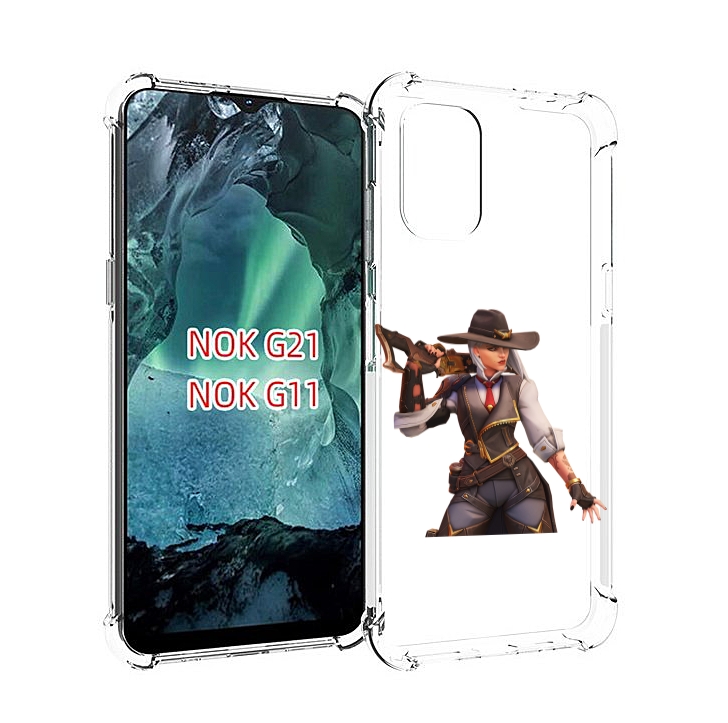 

Чехол Mypads Overwatch Для Nokia G11/G21, Прозрачный, Tocco