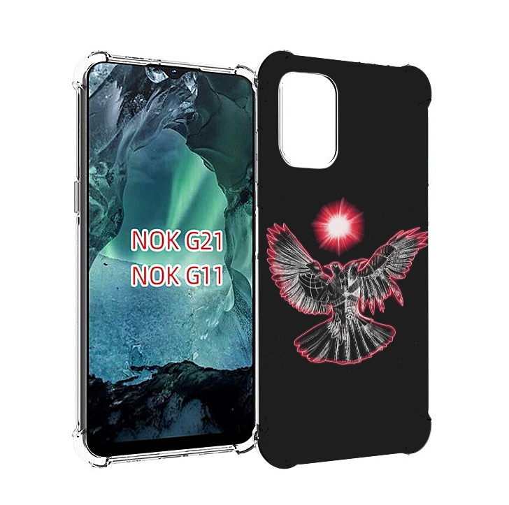 

Чехол Mypads Pyrokinesis Валькирия Для Nokia G11/G21, Прозрачный, Tocco