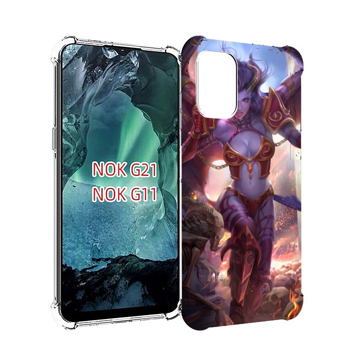 

Чехол Mypads Queen Of Pain Dota 2 Для Nokia G11/G21, Прозрачный, Tocco