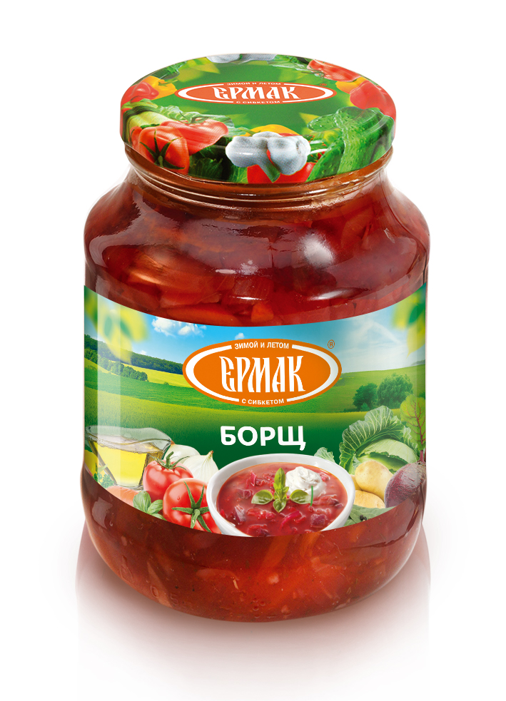 

Борщ Ермак консервированный