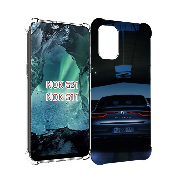 

Чехол Mypads Renault 1 Для Nokia G11/G21, Прозрачный, Tocco