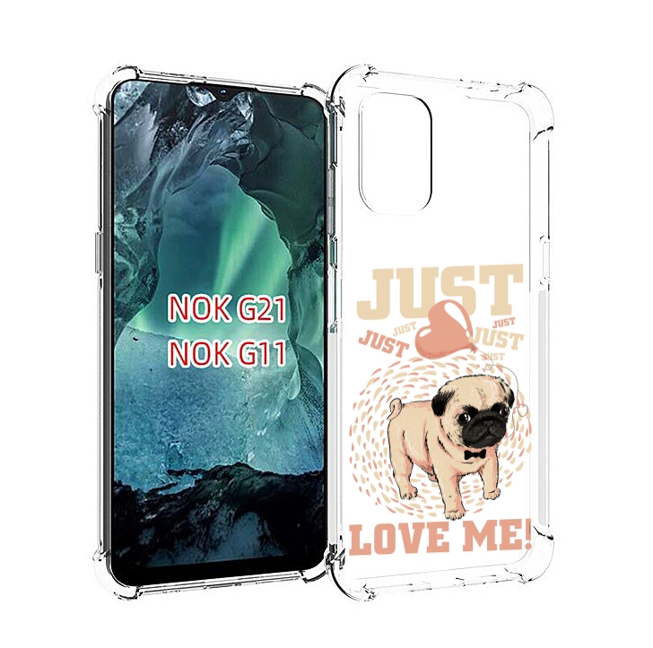 

Чехол Mypads Люби Меня Для Nokia G11/G21, Прозрачный, Tocco