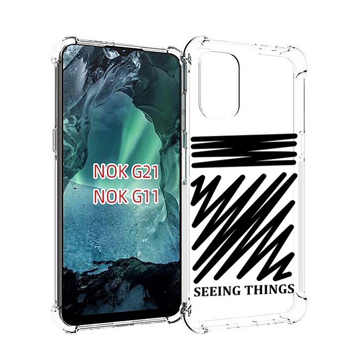 

Чехол Mypads Seeing-Things Для Nokia G11/G21, Прозрачный, Tocco