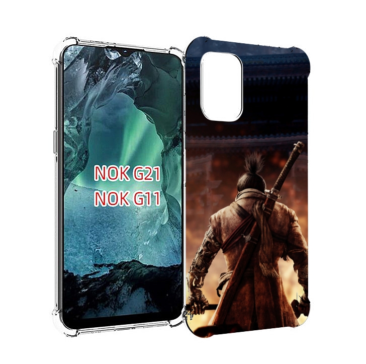 

Чехол Mypads Sekiro Для Nokia G11/G21, Прозрачный, Tocco
