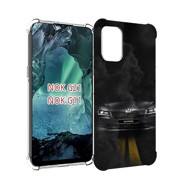 

Чехол Mypads Skoda 1 Для Nokia G11/G21, Прозрачный, Tocco