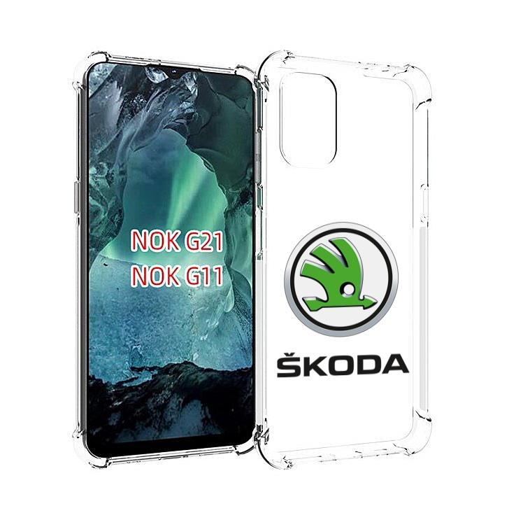 

Чехол Mypads Skoda 4 Мужской Для Nokia G11/G21, Прозрачный, Tocco