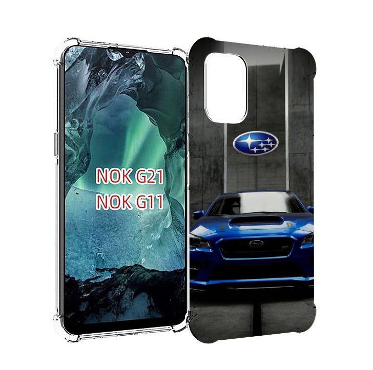 

Чехол Mypads Subaru 1 Мужской Для Nokia G11/G21, Прозрачный, Tocco