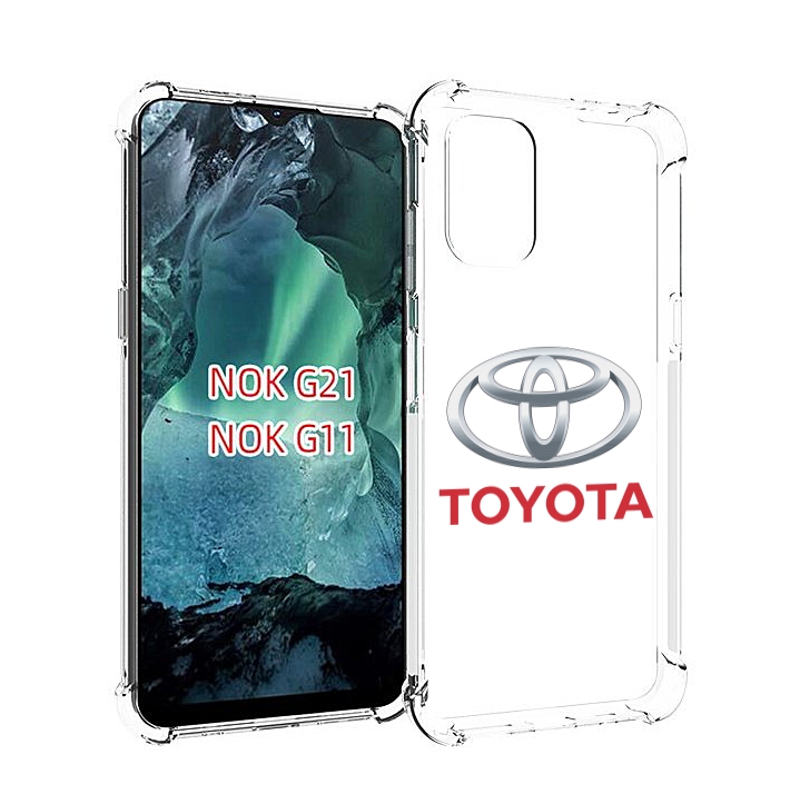 

Чехол Mypads Toyota 4 Мужской Для Nokia G11/G21, Прозрачный, Tocco