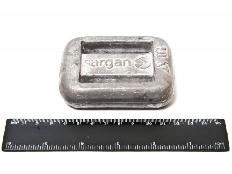 

SARGAN Груз sargan 1 кг без покрытия, Серый, Груз sargan 1 кг без покрытия