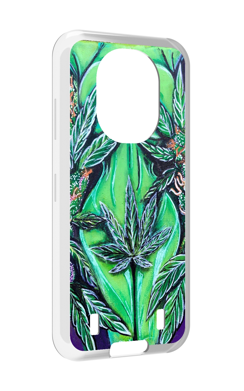 

Чехол MyPads зеленая девушка для Oukitel WP16, Прозрачный, Tocco