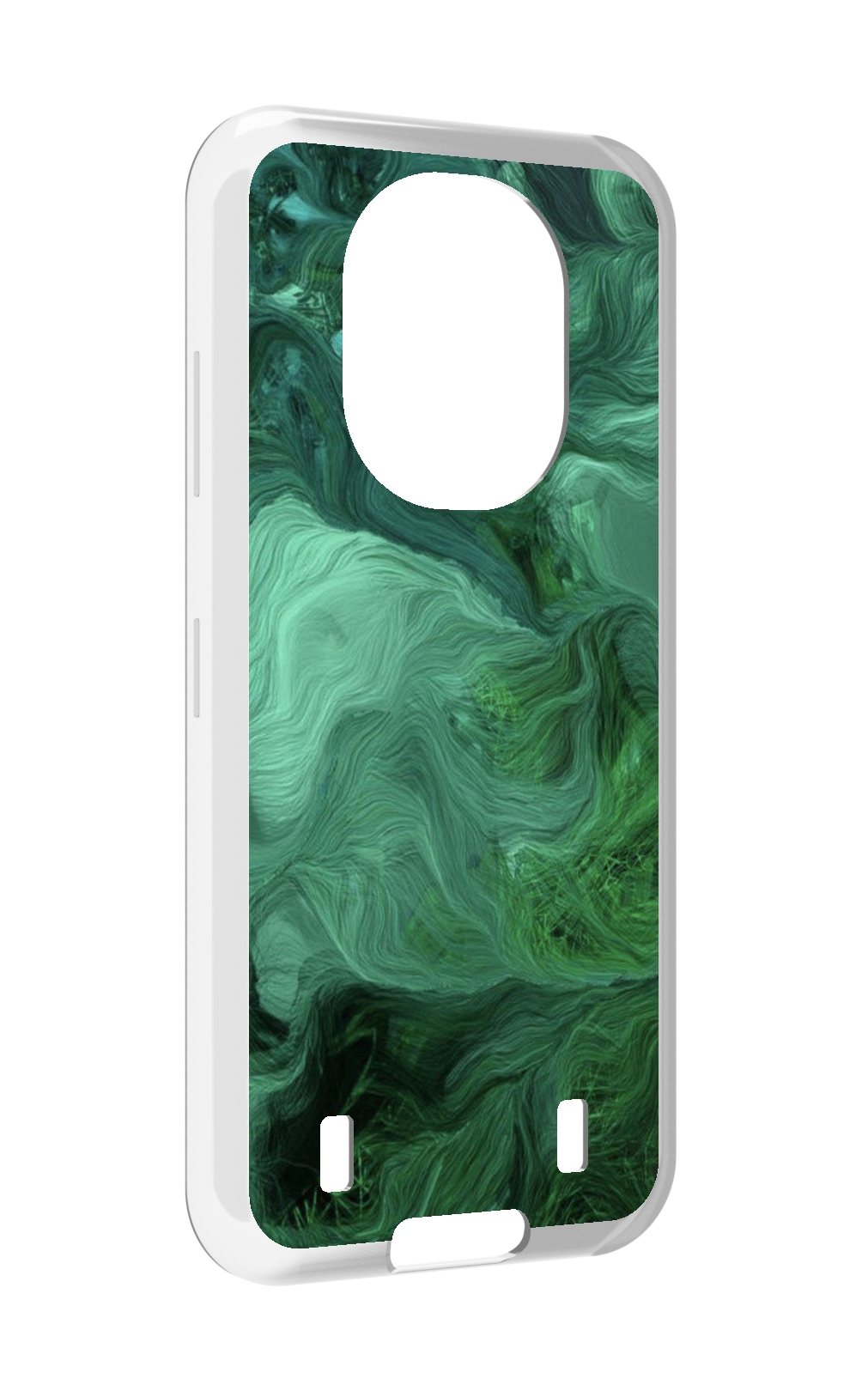 

Чехол MyPads зеленые нити для Oukitel WP16, Прозрачный, Tocco