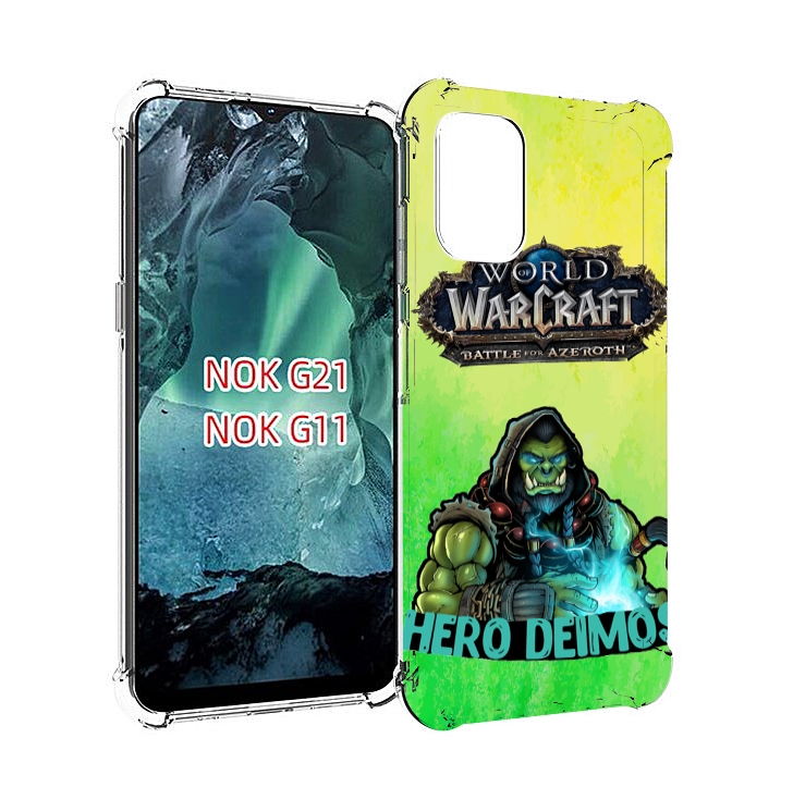 

Чехол Mypads World-Of-Warcraft Мужской Для Nokia G11/G21, Прозрачный, Tocco