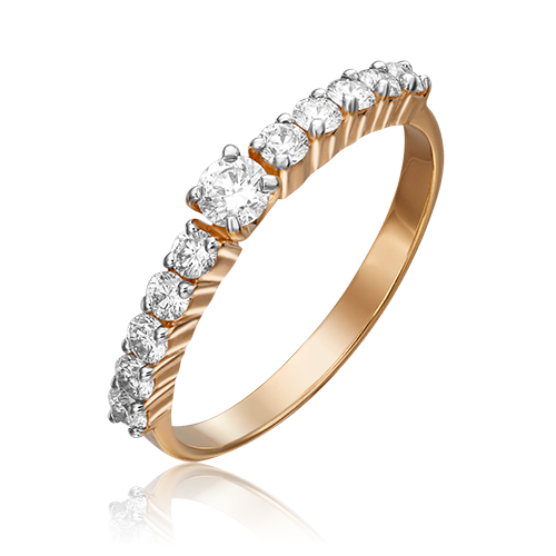 

Кольцо из золота р. 16,5 PLATINA jewelry 01-0369-00-101-1110-30, бриллиант, 01-0369-00-101-1110-30