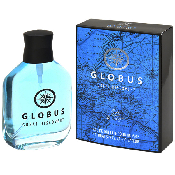 Туалетная вода Alain Aregon Globus Great Discovery 90 мл одеколон мужской alain aregon two dollars eau de cologne 60мл