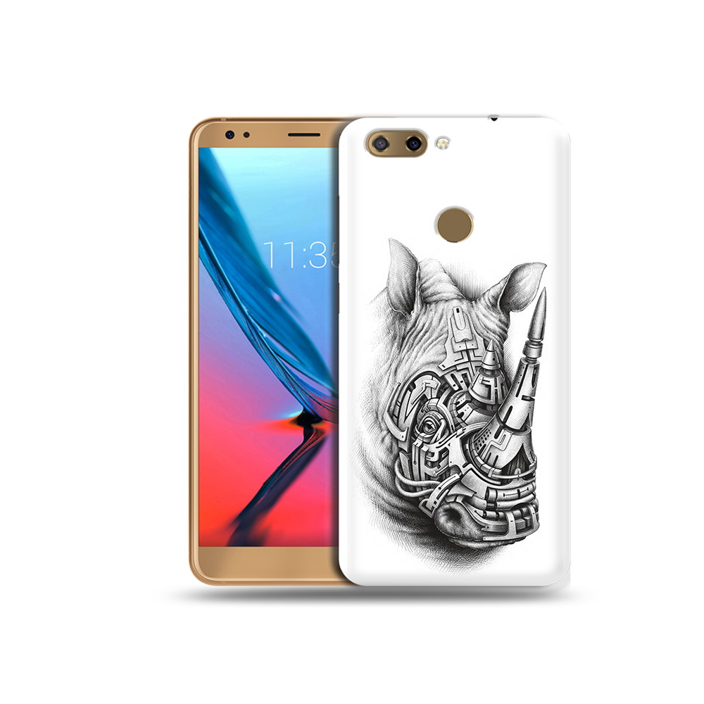 Чехол MyPads Tocco для ZTE Blade V9 стальной носорог (PT106427.464.620)