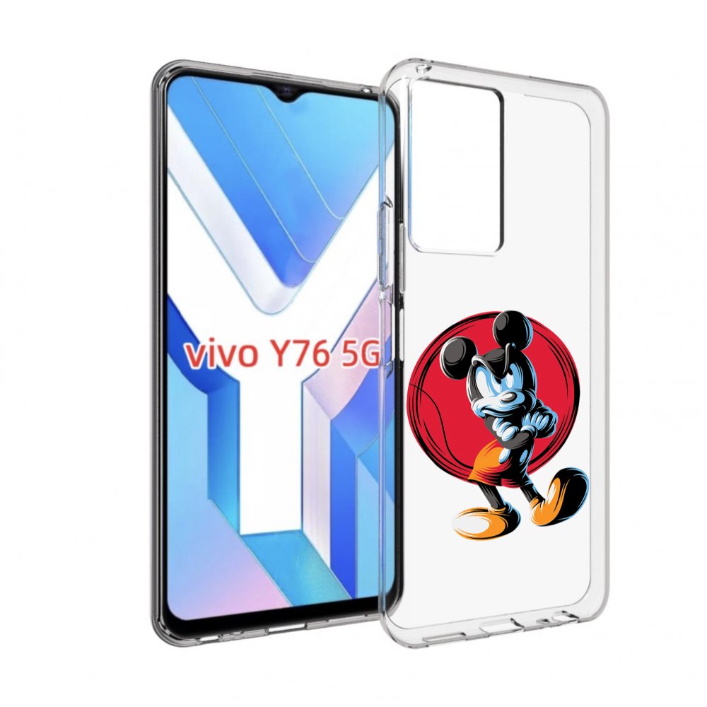

Чехол MyPads злой-микки для Vivo Y76 5G, Прозрачный, Tocco