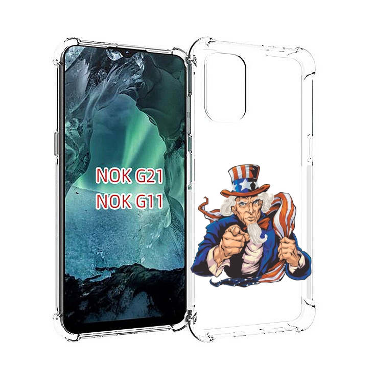

Чехол Mypads Американский-Дед Для Nokia G11/G21, Прозрачный, Tocco