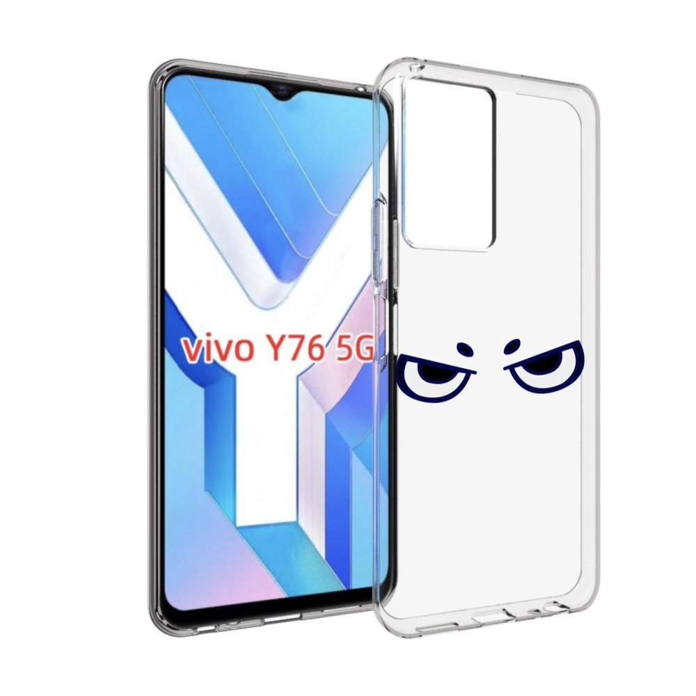 

Чехол MyPads злые-глазки для Vivo Y76 5G, Прозрачный, Tocco