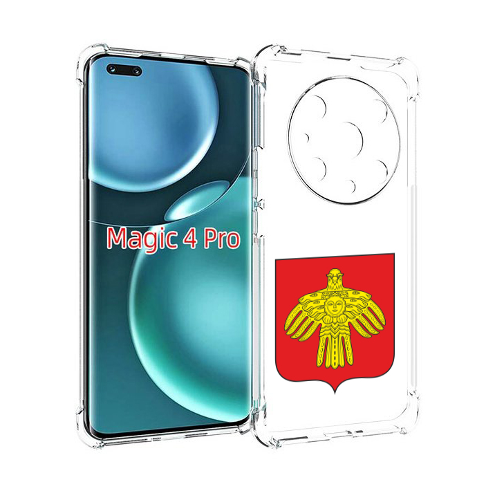 

Чехол MyPads герб-коми-сыктывкар для Honor Magic4 Pro, Прозрачный, Tocco