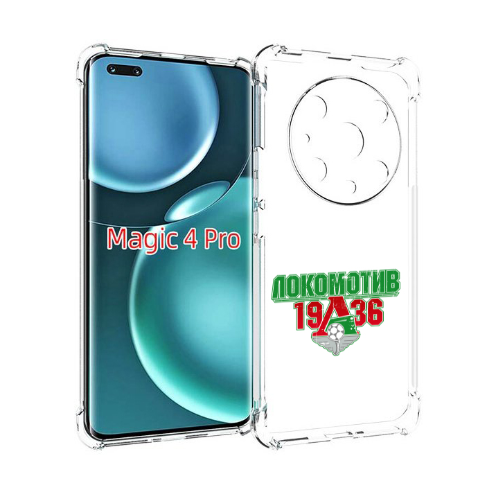 

Чехол MyPads ФК локомотив 1936 для Honor Magic4 Pro, Прозрачный, Tocco