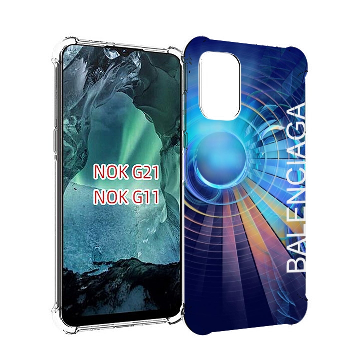 

Чехол Mypads Баленсиага-Абстракция Для Nokia G11/G21, Прозрачный, Tocco