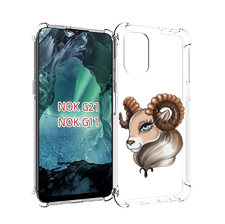 

Чехол Mypads Барашка Для Nokia G11/G21, Прозрачный, Tocco