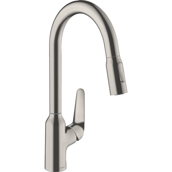 фото Кухонный смеситель hansgrohe focus m42 однорычажный, 220, с вытяжным душем, 2jet, sbox 718