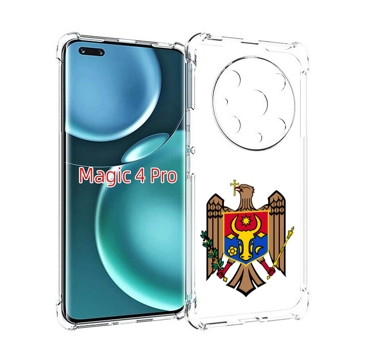 

Чехол MyPads герб-молдовы для Honor Magic4 Pro, Прозрачный, Tocco