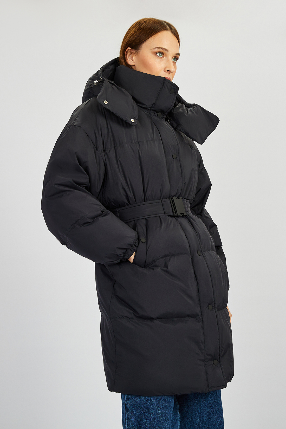 

Пуховик женский Baon B0022531 черный XXL, B0022531