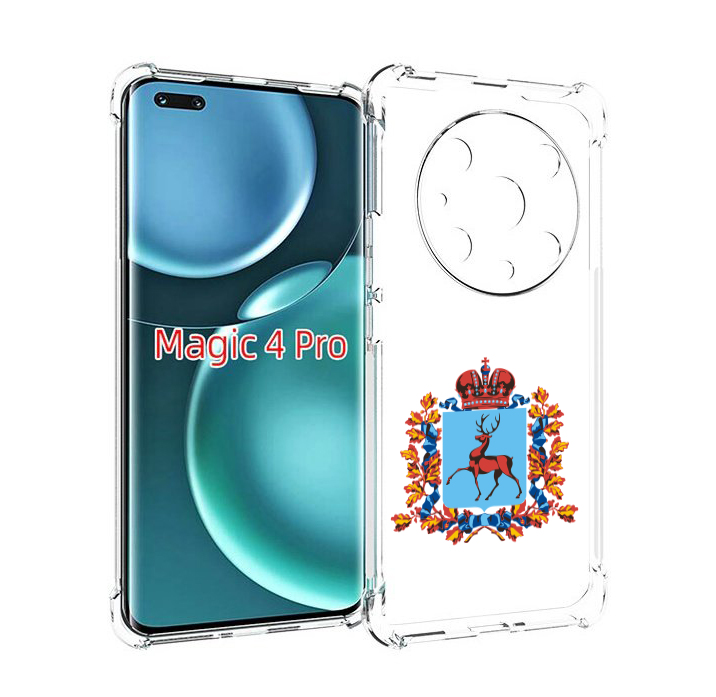

Чехол MyPads герб-нижегородская-область для Honor Magic4 Pro, Прозрачный, Tocco