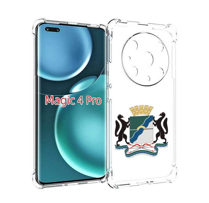 

Чехол MyPads герб-новосибирская-область для Honor Magic4 Pro, Прозрачный, Tocco