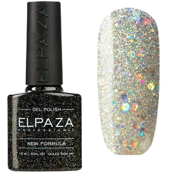 

Гель-лак Elpaza Magic Glitter №8 Снегурочка, 10 мл