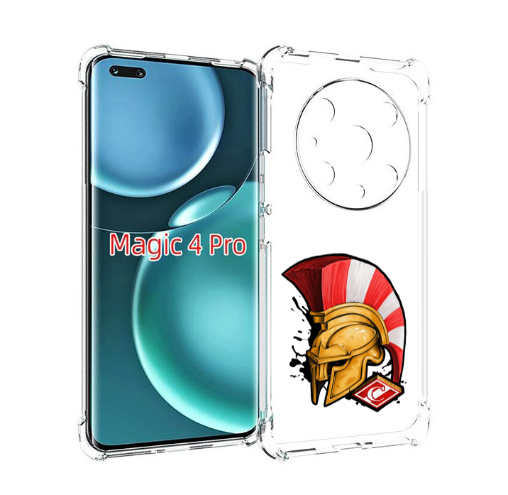

Чехол MyPads ФК спартак шлем для Honor Magic4 Pro, Прозрачный, Tocco