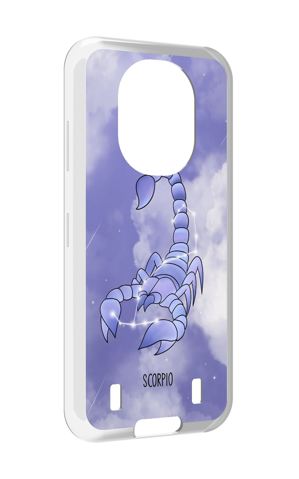 

Чехол MyPads знак зодиака скорпион 2 для Oukitel WP16, Прозрачный, Tocco
