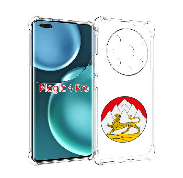 

Чехол MyPads герб-северная-осетия для Honor Magic4 Pro, Прозрачный, Tocco