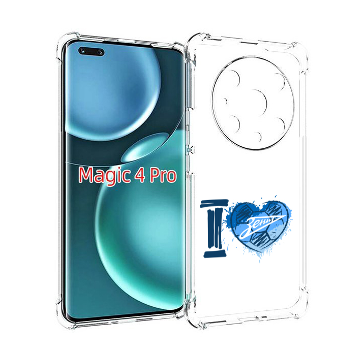 

Чехол MyPads ФК я люблю зенит для Honor Magic4 Pro, Прозрачный, Tocco