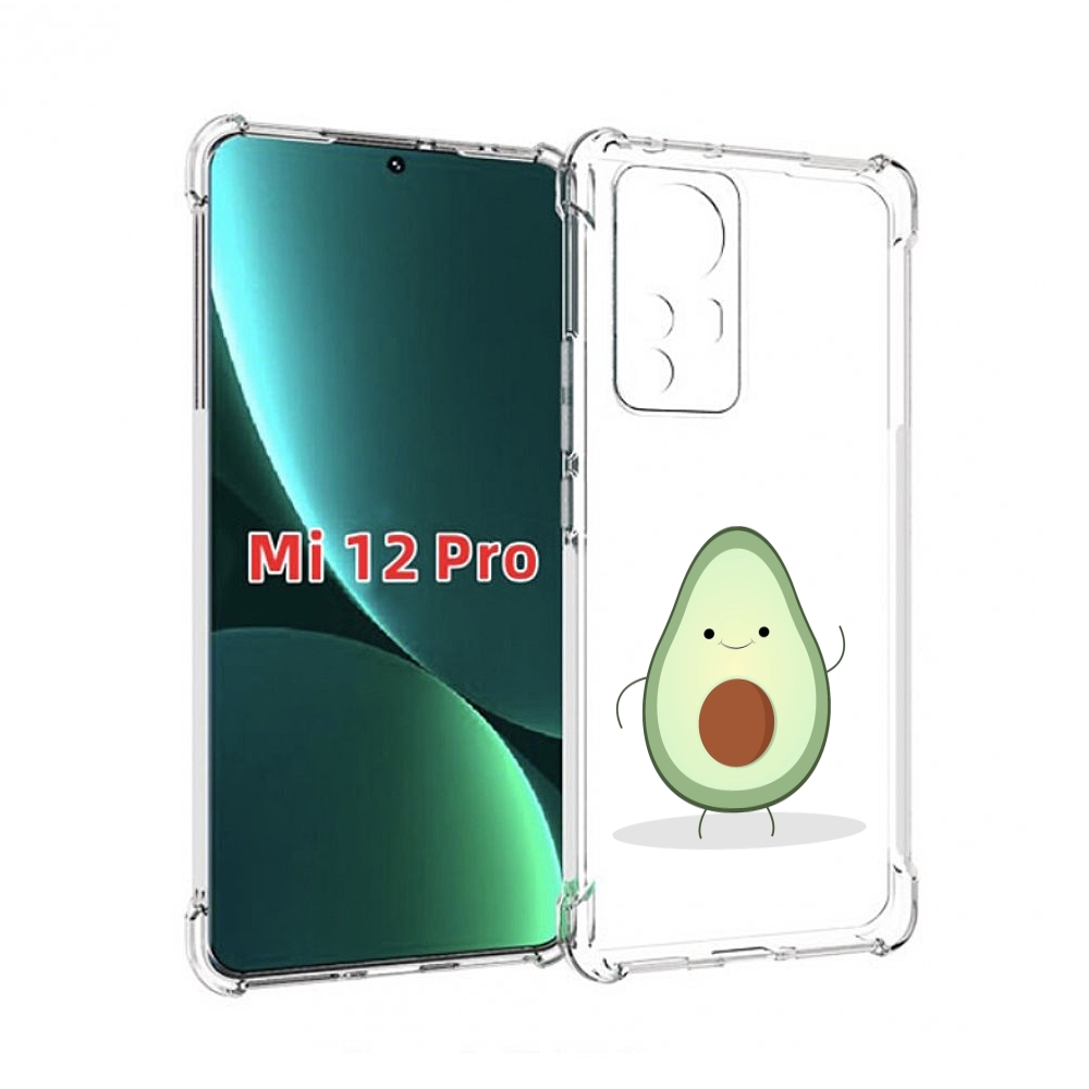 

Чехол MyPads Авокадик для Xiaomi 12S Pro, Прозрачный, Tocco