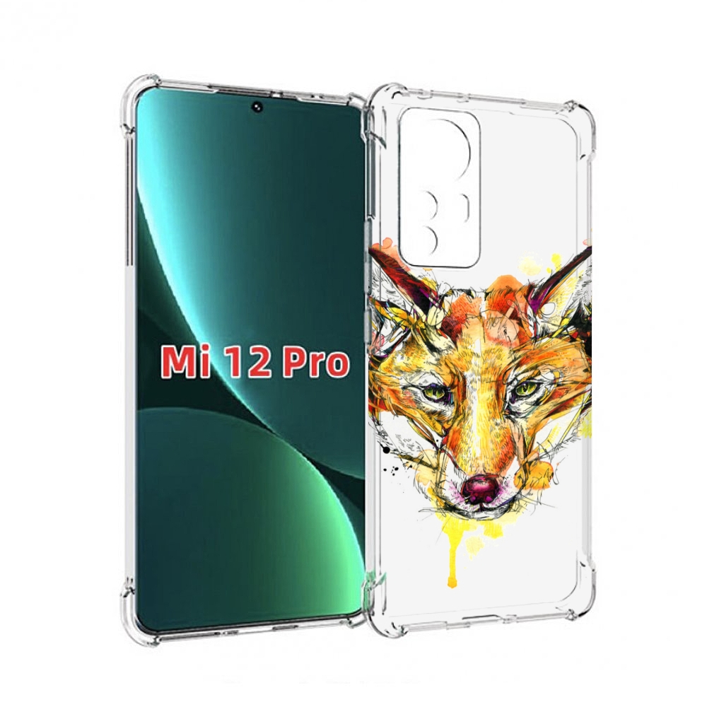 

Чехол MyPads Акварельная лиса для Xiaomi 12S Pro, Прозрачный, Tocco