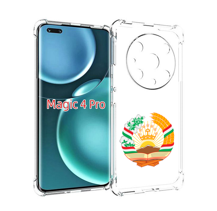 

Чехол MyPads герб-таджикистана для Honor Magic4 Pro, Прозрачный, Tocco