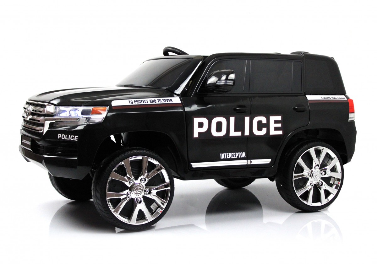 Детский электромобиль RIVERTOYS Toyota Land Cruiser 200 JJ2022 полицейский черный электромобиль jiajia toyota land cruiser