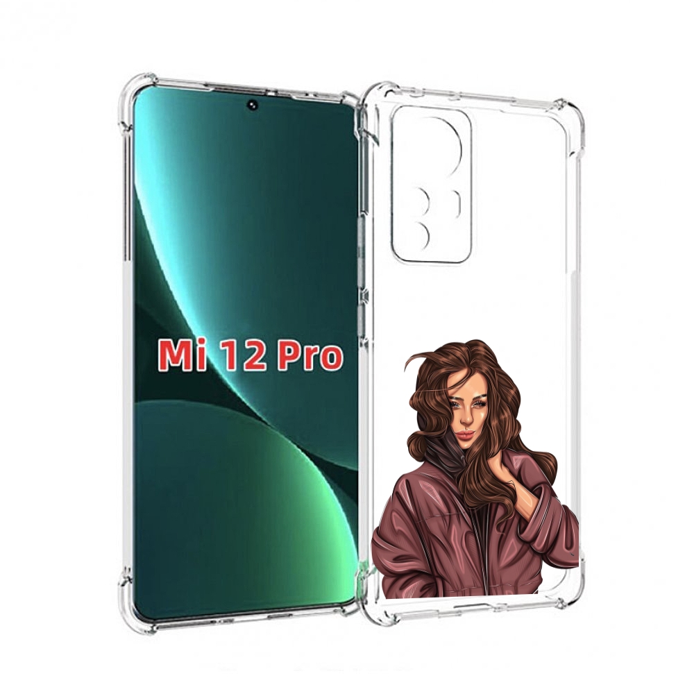 

Чехол MyPads Арт-рисунок-девушки для Xiaomi 12S Pro, Прозрачный, Tocco