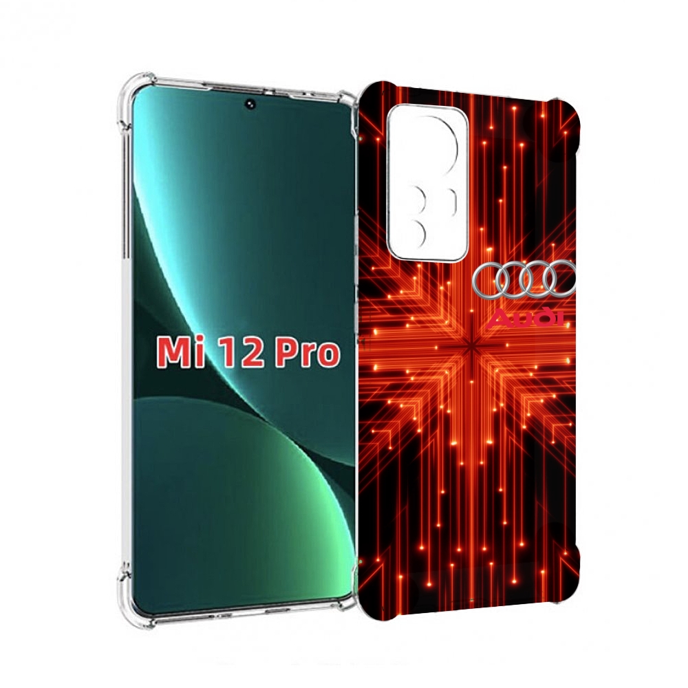 

Чехол MyPads Ауди-на-неоновом-фоне для Xiaomi 12S Pro, Прозрачный, Tocco