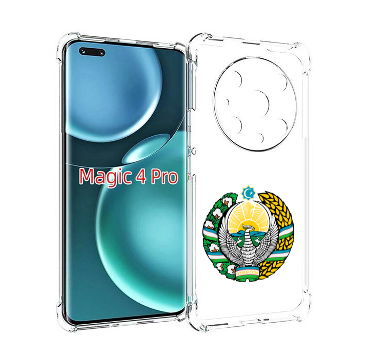 

Чехол MyPads герб-узбекистана для Honor Magic4 Pro, Прозрачный, Tocco